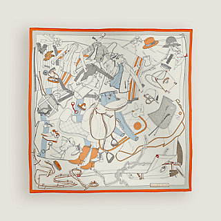 ワードローブのデザイン【HERMES】Pele-Mele Sellier スカーフ70 Pele-Mele Sellier scarf 70 | Hermès Mainland China